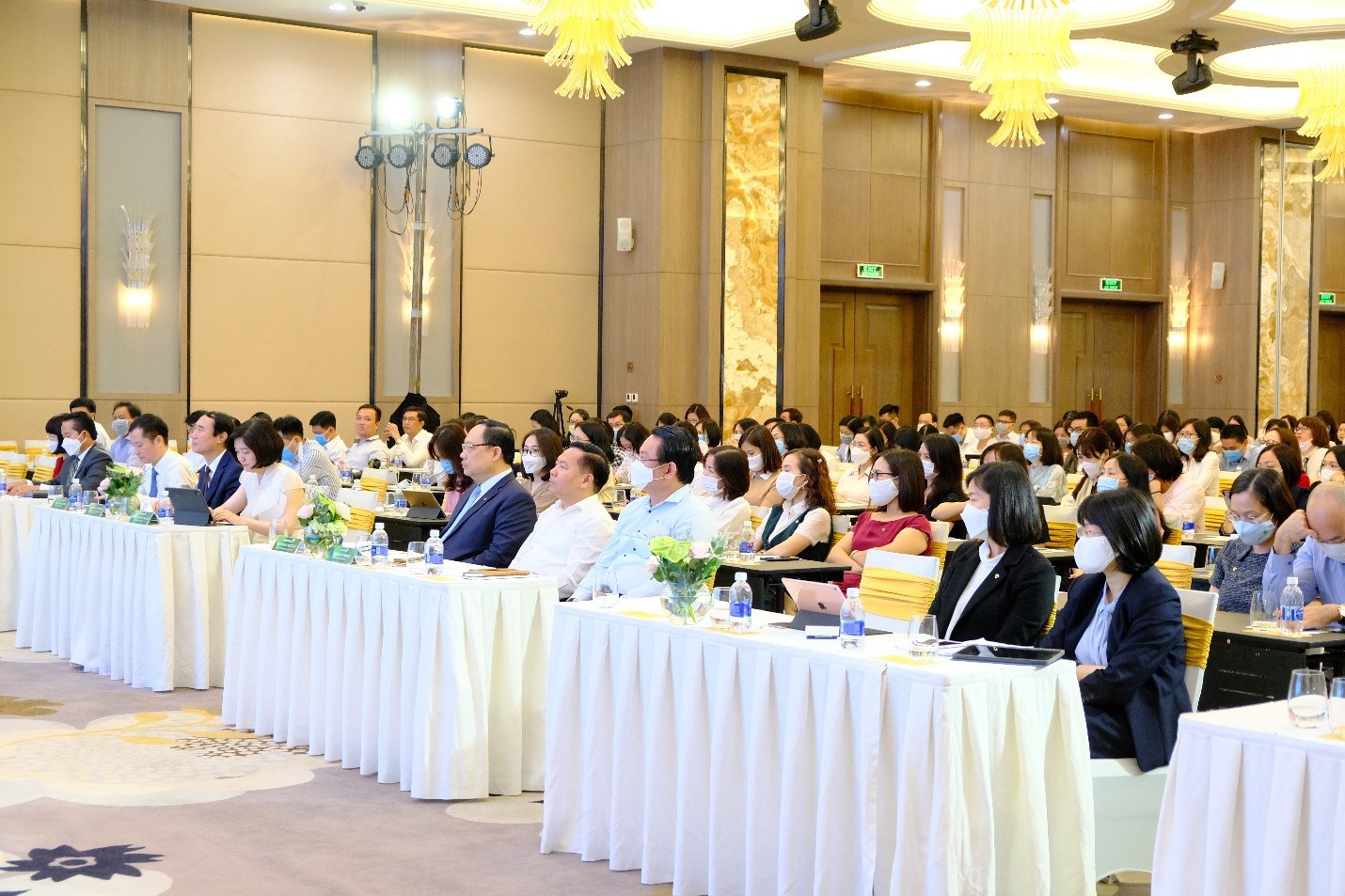 Các đại biểu tham dự Hội nghị công tác Tài chính kế toán năm 2020 của Vietcombank