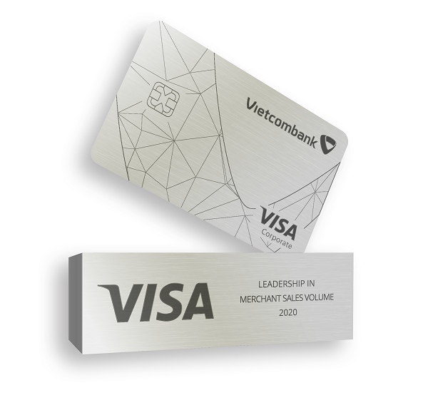 Việc đạt được các giải thưởng của Tổ chức thẻ quốc tế Visa một lần nữa khẳng định chất lượng dịch vụ thẻ Vietcombank