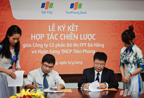 TienPhong Bank và FPT City ký kết thỏa thuận hợp tác chiến lược 