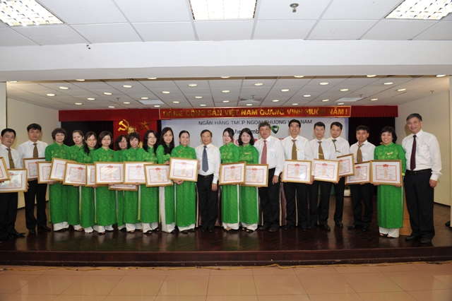 Vietcombank tổ chức thành công Hội nghị người lao động năm 2013. Ảnh: FinancePlus.vn