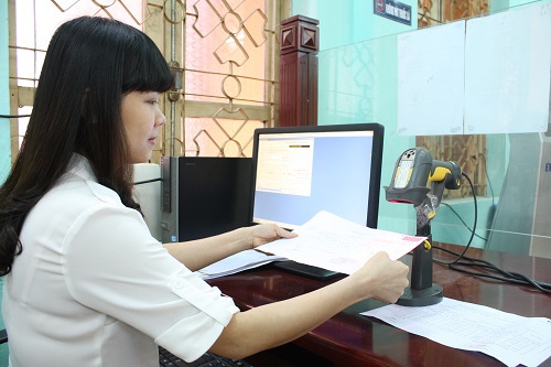 Việc quản lý hoá đơn của các doanh nghiệp, tổ chức luôn được Cục Thuế tỉnh Phú Thọ thực hiện chặt chẽ. Ảnh: Văn Học 