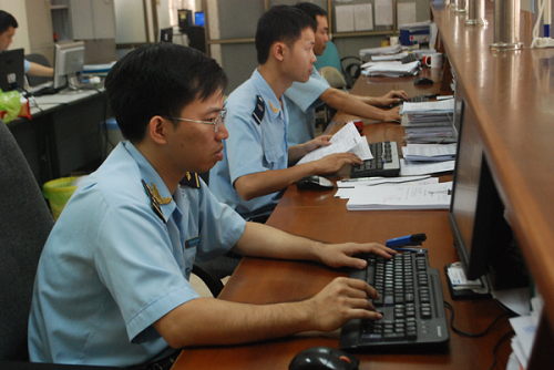 Hoạt động nghiệp vụ tại Cục Hải quan tỉnh Quảng Ninh.