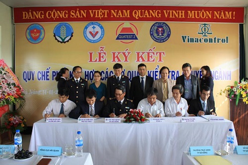 Lễ ký kết quy chế phối hợp giữa các cơ quan kiểm tra chuyên ngành tại Cảng Đà Nẵng