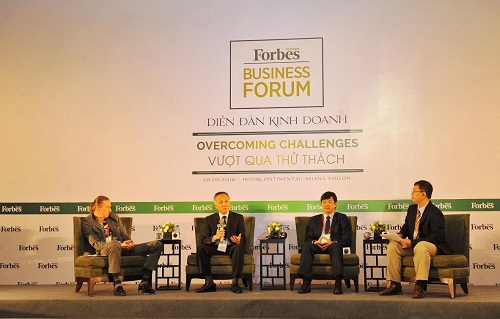 Diễn đàn kinh doanh do Forbes Việt Nam tổ chức trước thềm Lễ vinh danh “50 công ty niêm yết tốt nhất Việt Nam” lần thứ 4