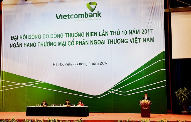 Đại hội đồng cổ đông thường niên Vietcombank lần thứ 10 năm 2017.