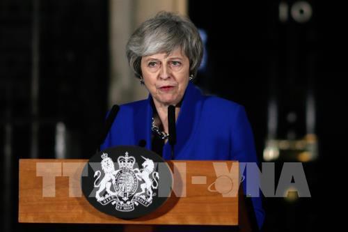 Thủ tướng Anh Theresa May phát biểu tại thủ đô London ngày 16/1/2019. 