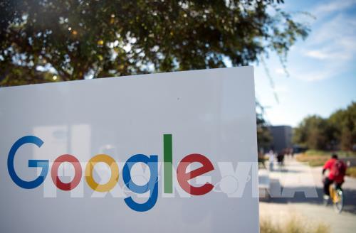 Biểu tượng Google tại Menlo Park, California, Mỹ.