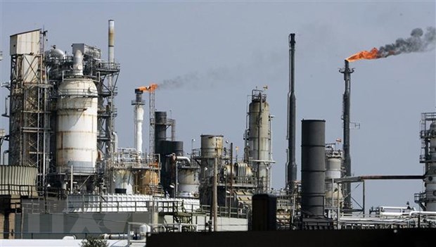 Một cơ sở lọc dầu tại Texas, Mỹ. (Ảnh: AFP/ TTXVN)