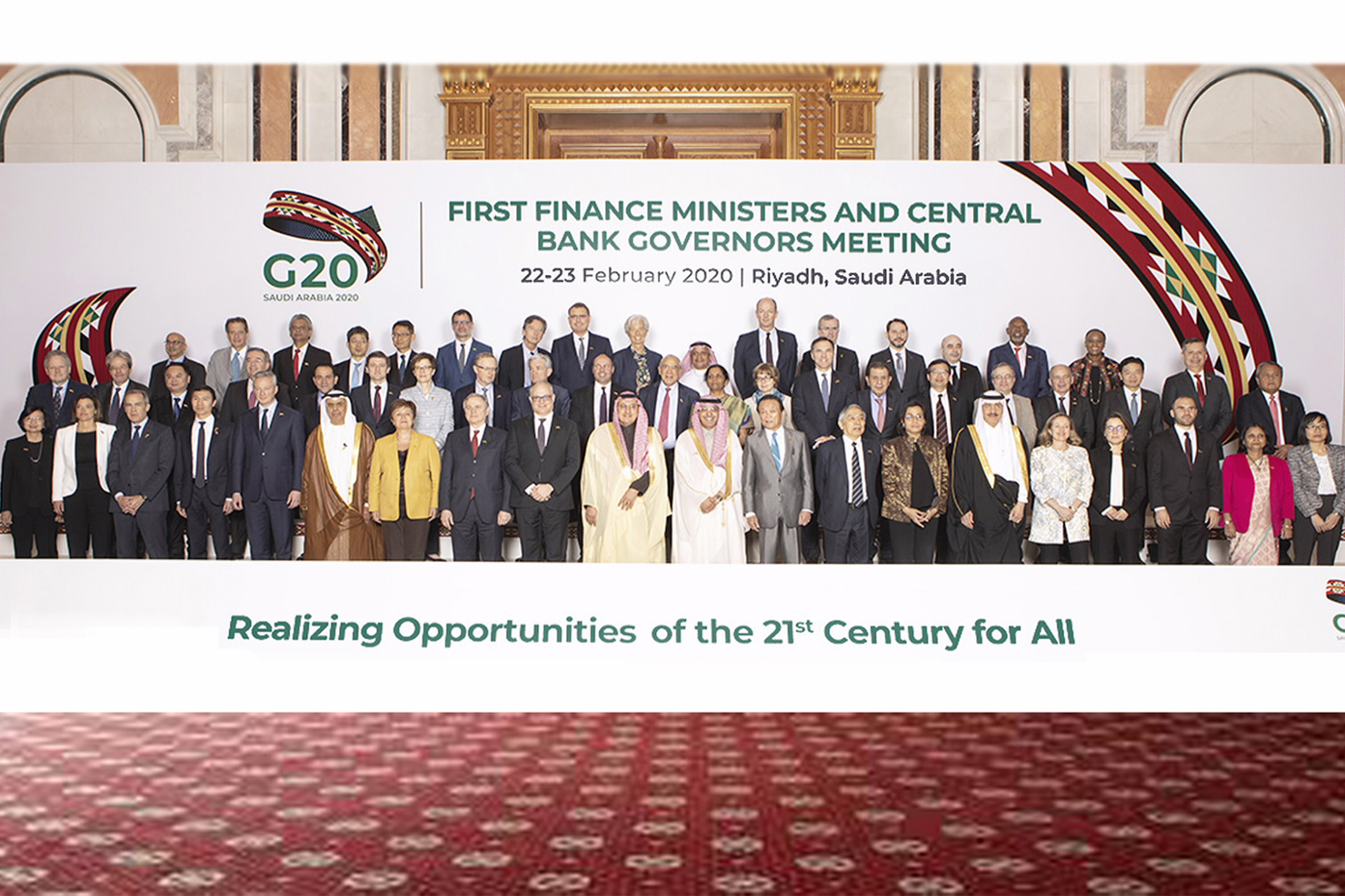 Các đại biểu tại Hội nghị Bộ trưởng Tài chính và Thống đốc Ngân hàng Trung ương G20.