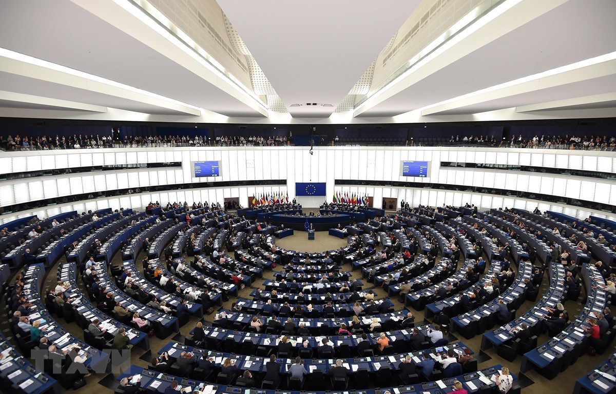 Toàn cảnh phiên họp Nghị viện châu Âu ở Strasbourg, miền đông nước Pháp ngày 12/9/2018.