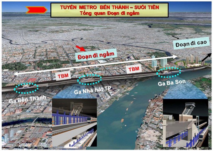 Tuyến metro Bến Thành - Suối Tiên sẽ hoàn thành và về đích vào khoảng tháng 4/2021.