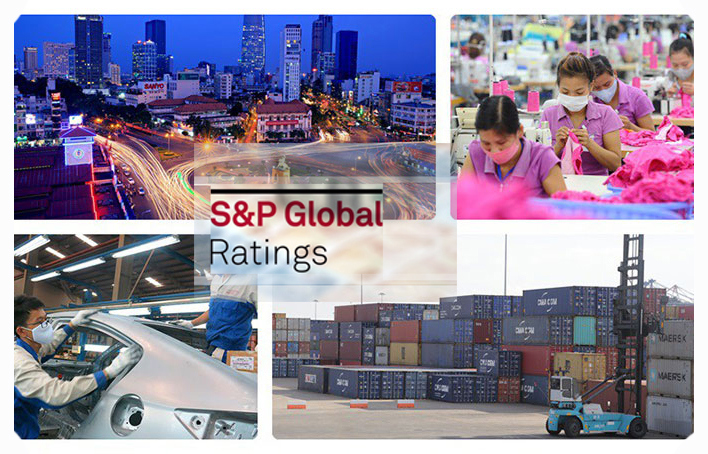 S&P khẳng định hệ số tín nhiệm quốc gia của Việt Nam ở mức BB, triển vọng Ổn định.