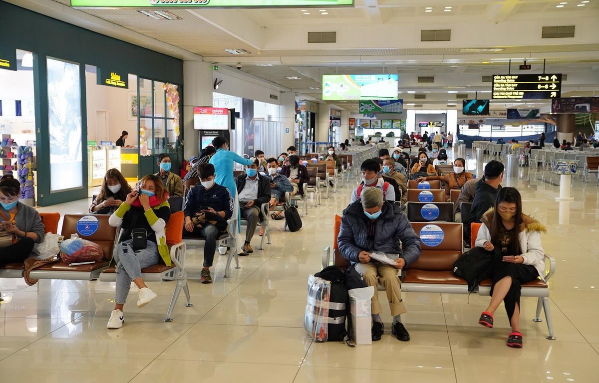 Vận chuyển khách nội địa ở sân bay Nội Bài đã phục hồi hoàn toàn.