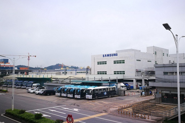 Nhà máy Samsung tại Quảng Đông, Trung Quốc.
