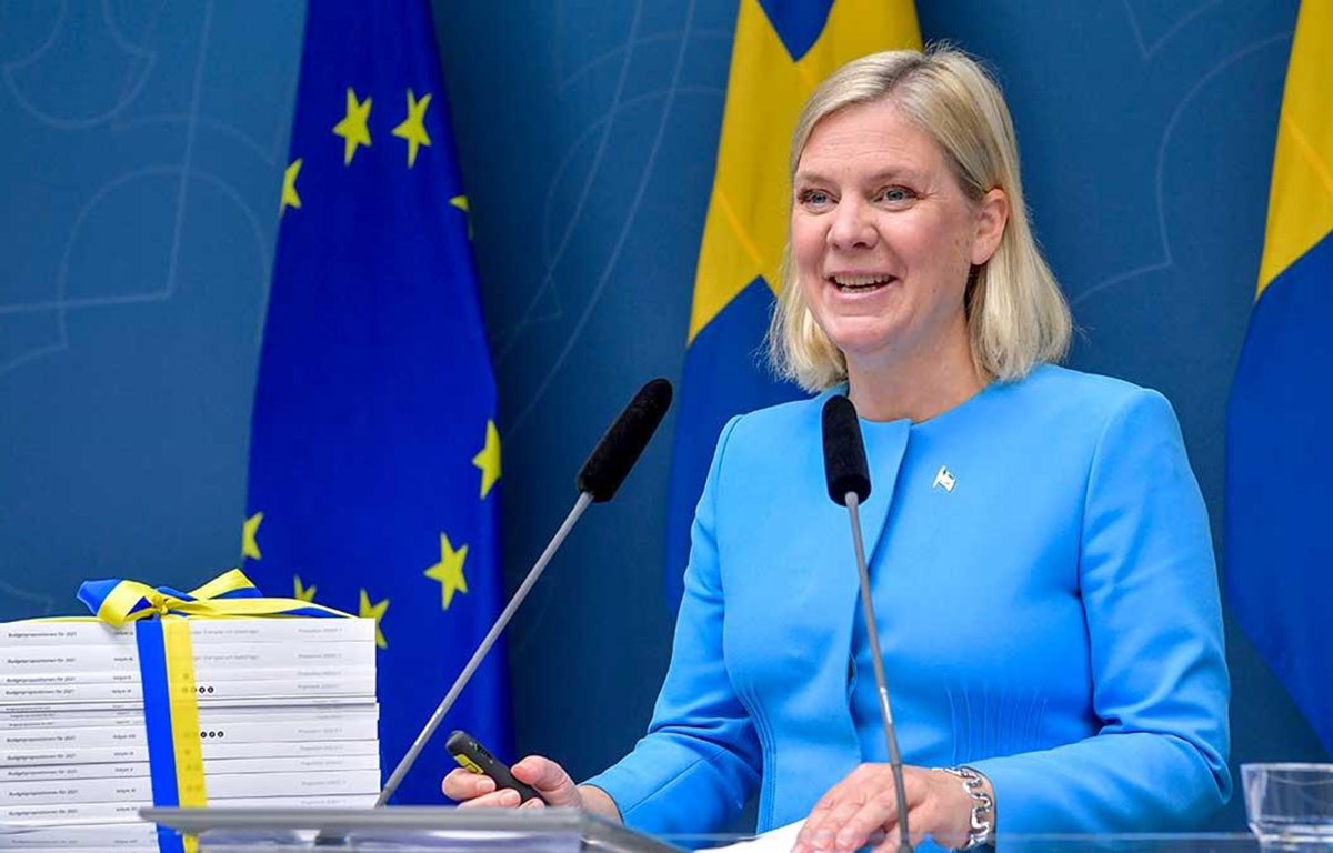 Bộ trưởng Tài chính Thụy Điển Magdalena Andersson được đề cử làm Chủ tịch Ủy ban Tài chính và Tiền tệ Quốc tế (IMFC). (Nguồn: TT)