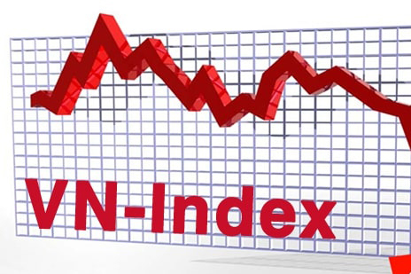 VN-Index giảm gần 26 điểm.