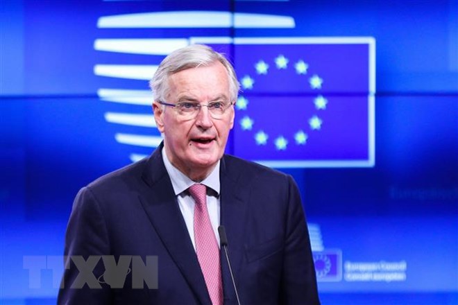 Trưởng đoàn đàm phán Brexit của EU Michel Barnier. (Ảnh: THX/TTXVN)