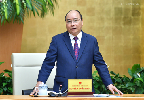 Thủ tướng phát biểu kết luận phiên họp Chính phủ tháng 10/2018.