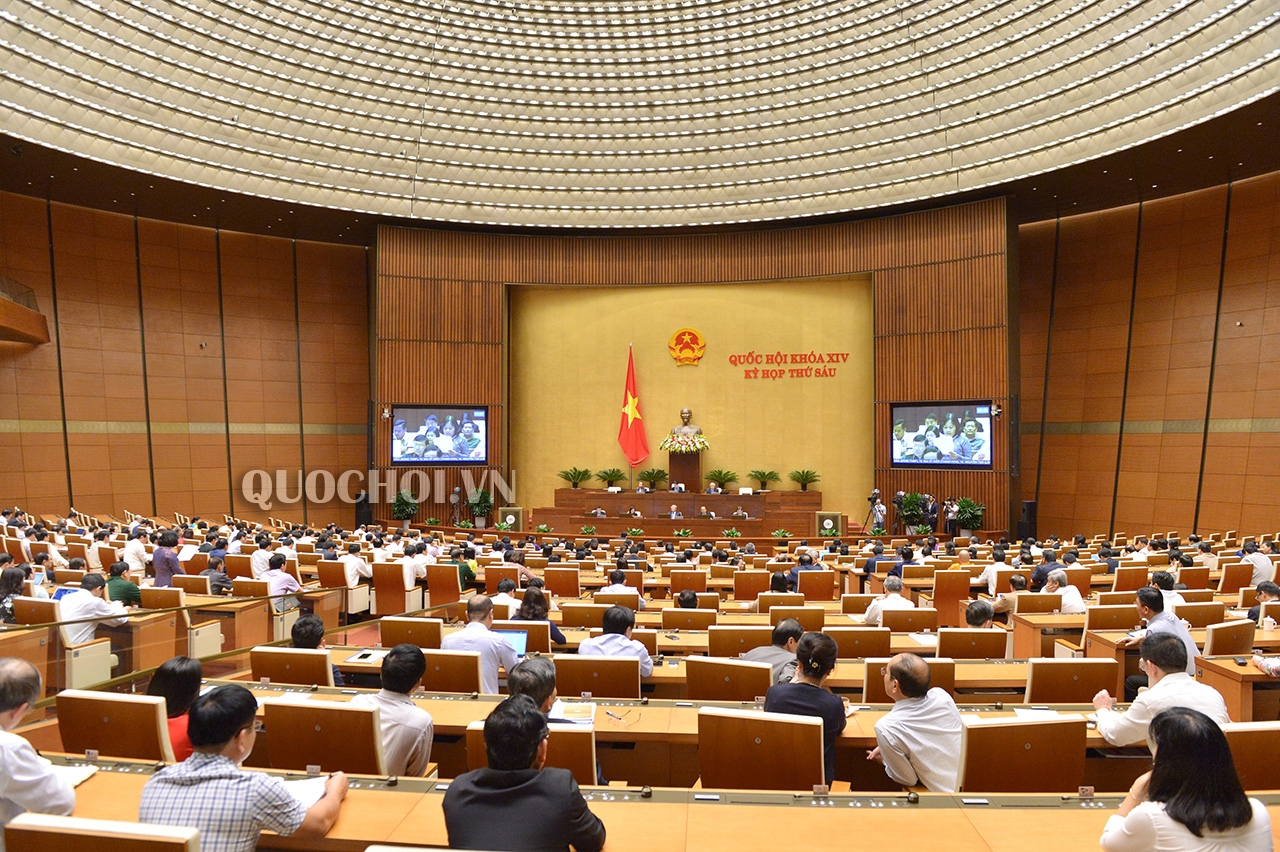 Quang cảnh phiên họp Quốc hội.