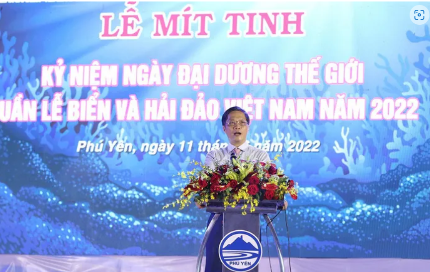 Ông Trần Tuấn Anh, Ủy viên Bộ Chính trị, Trưởng Ban Kinh tế Trung ương, phát biểu tại buổi lễ. 