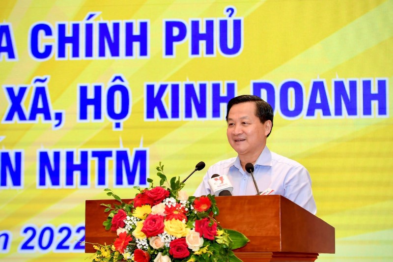 Phó Thủ tướng Lê Minh Khái phát biểu chỉ đạo tại Hội nghị.