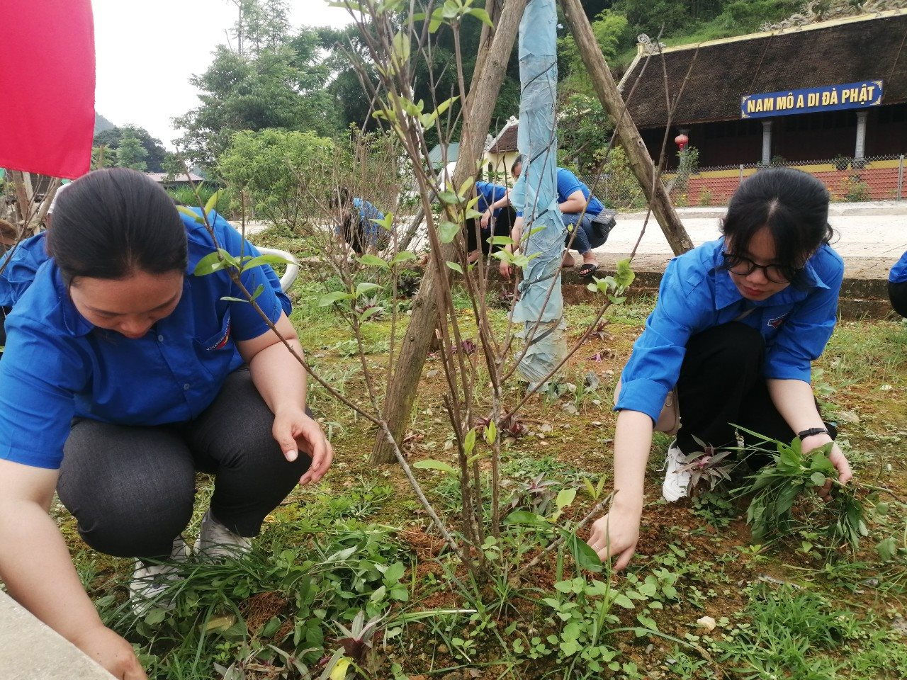 Đông đảo đoàn viên thanh niên huyện Quảng Hòa (Cao Bằng) tham gia hưởng ứng Ngày môi trường thế giới 5/6 và Tháng hành động vì môi trường 2022.