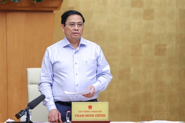 Thủ tướng Chính phủ Phạm Minh Chính yêu cầu các đại biểu thẳng thắn chỉ rõ các khó khăn, vướng mắc, nguyên nhân, trách nhiệm trong công tác giải ngân vốn đầu tư công.