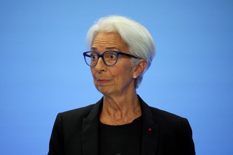 Chủ tịch ECB Christine Lagarde. Ảnh: Reuters