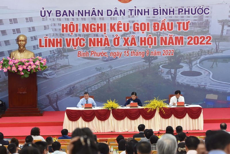 Lãnh đạo tỉnh Bình Phước chủ trì hội nghị kêu gọi đầu tư xây dựng nhà ở xã hội.