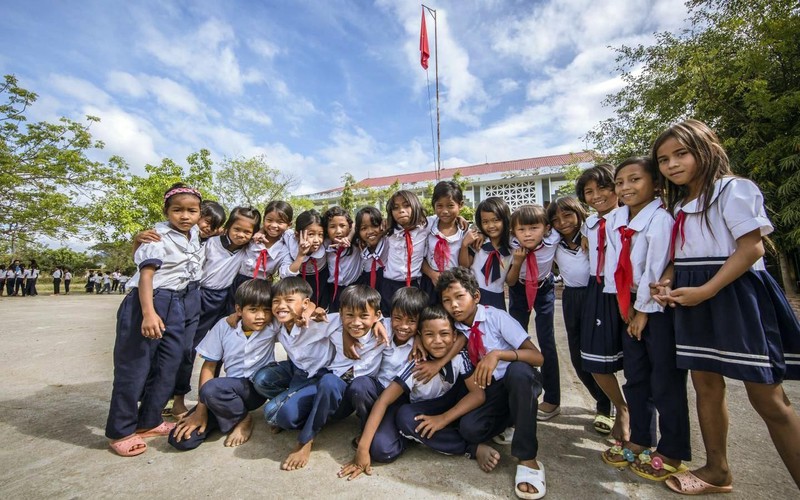 Việt Nam tích cực triển khai Đề án đưa nội dung quyền con người vào chương trình giáo dục. Ảnh UNICEF