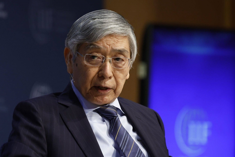 Thống đốc Ngân hàng Trung ương Nhật Bản Haruhiko Kuroda. Ảnh: Bloomberg