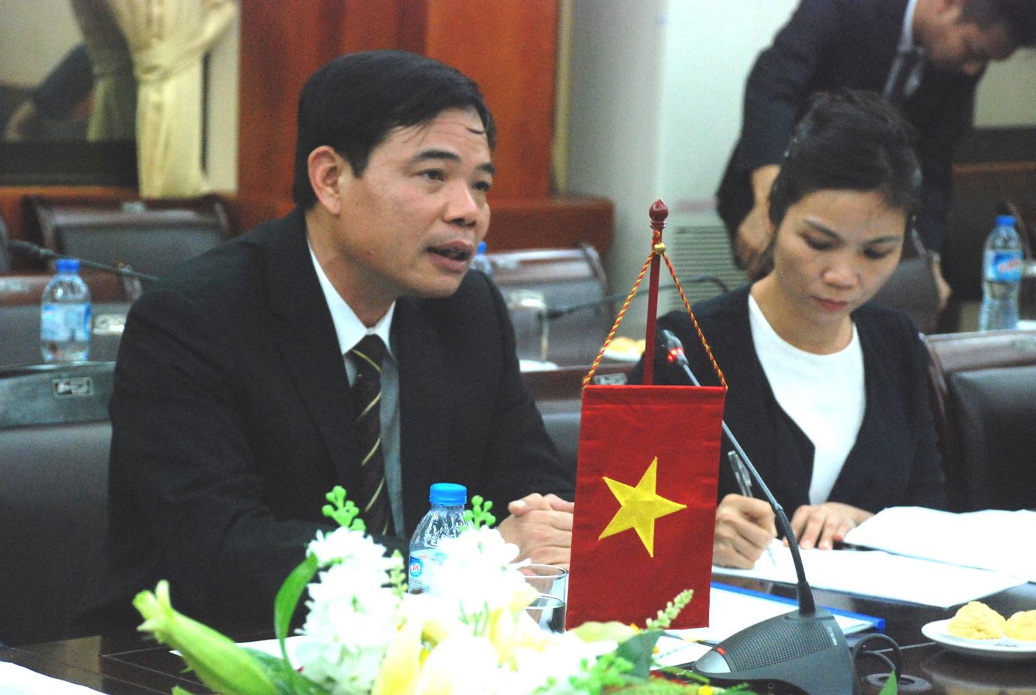 ộ trưởng Bộ NN&PTNT Nguyễn Xuân Cương  phát biểu tại buổi tọa đàm