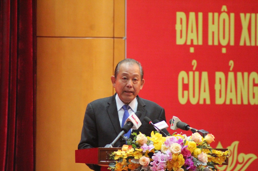 Phó Thủ tướng Thường trực Chính phủ Trương Hoà Bình phát biểu chỉ đạo tại Tổng kết công tác thuế năm 2020, triển khai các giải pháp thực hiện nhiệm vụ năm 2021.