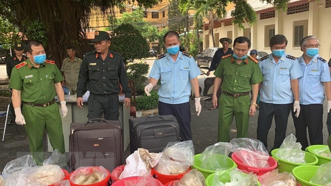 Lực lượng chức năng phá vụ án, bắt giữ 500kg ma túy tại TP. Hồ Chí Minh.