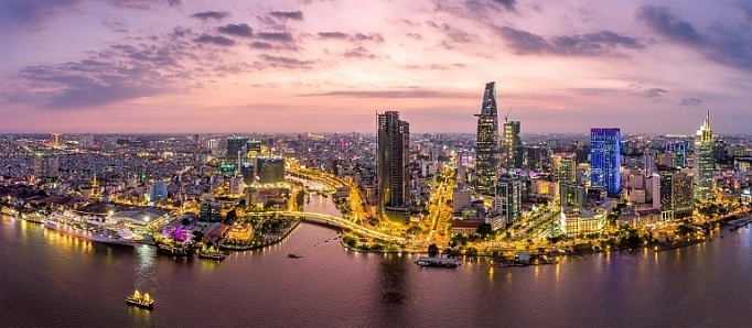 Hà Nội và TP. Hồ Chí Minh hiện diện ở thứ hạng cao, lần lượt là thứ 3 và thứ 8 trong top 10 thành phố năng động nhất. Nguồn: Internet