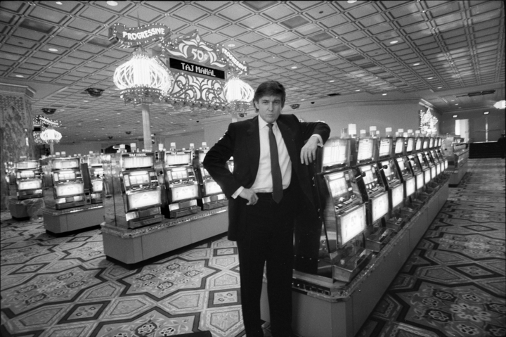 Donald Trump tại casino Trump Taj Mahal năm 1990. Nguồn: NYT