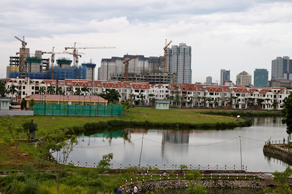 Dự án Thành phố Giao lưu từng bị xử phạt vì xây dựng sai quy hoạch chi tiết.