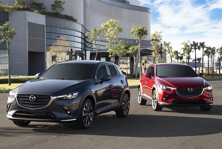Hai mẫu SUV đô thị mới Mazda CX-3 và CX-30. Nguồn: congthuong.vn