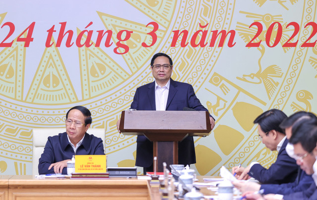 Thủ tướng Phạm Minh Chính chủ trì Hội nghị trực tuyến toàn quốc Thủ tướng Chính phủ với doanh nghiệp nhà nước. 