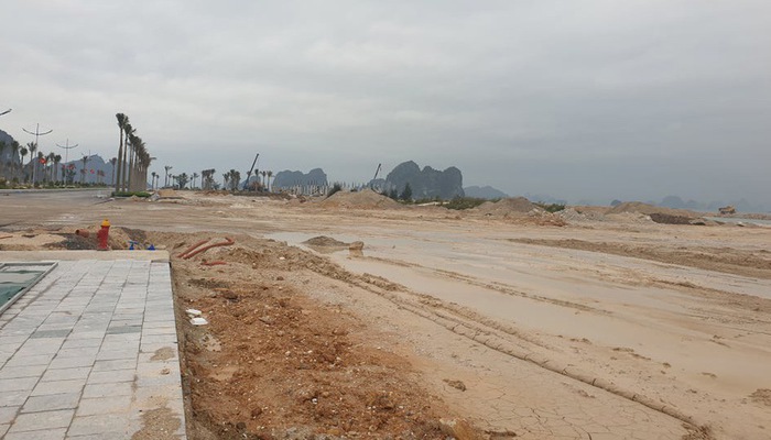 Một dự án đang được triển khai và cũng được nhiều môi giới tung tin "sốt giá" tại Vân Đồn, Quảng Ninh. Nguồn: vneconomy.vn