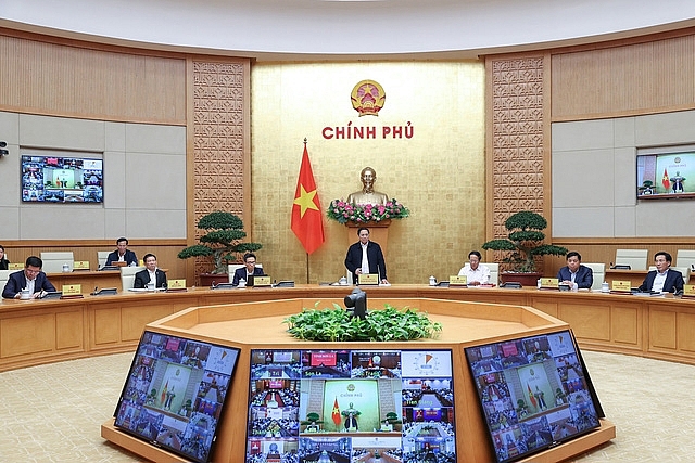 Thủ tướng Phạm Minh Chính chủ trì Hội nghị toàn quốc về phục hồi và phát triển  kinh tế - xã hội.