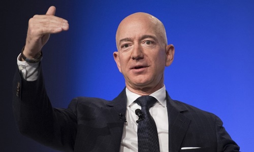 Jeff Bezos - ông chủ đại gia bán lẻ Amazon. Nguồn: AFP
