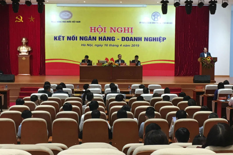 Hội nghị Kết nối Ngân hàng - Doanh nghiệp tại Hà Nội.