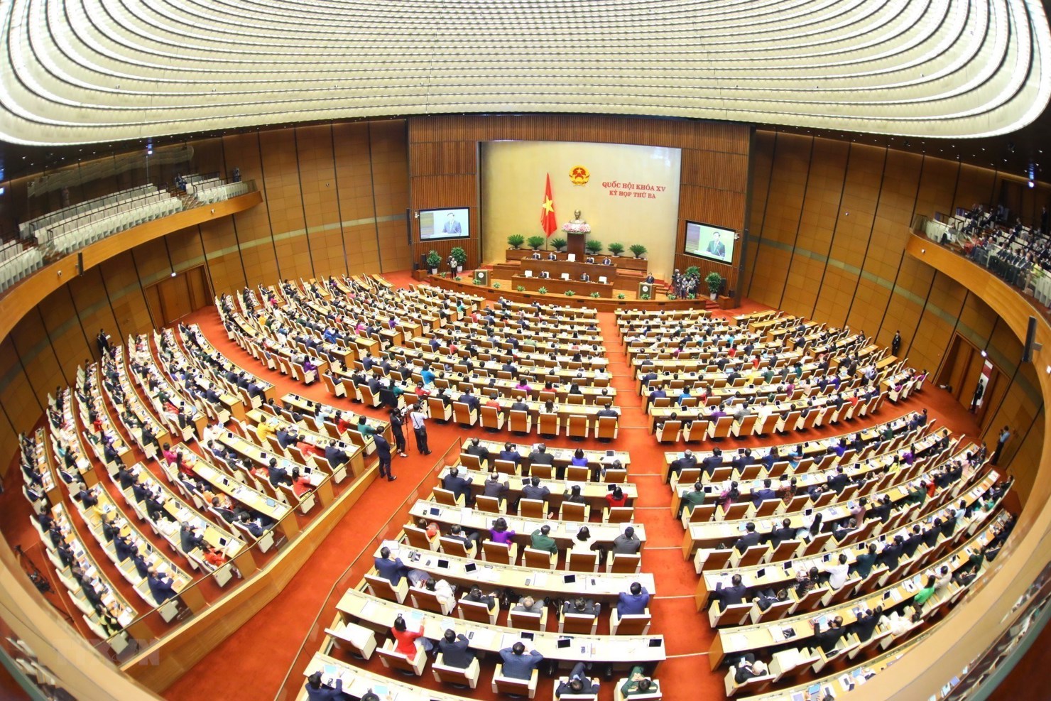 Kỳ họp thứ 3, Quốc hội khóa XV khai mạc sáng ngày 23/5 tại Thủ đô Hà Nội.