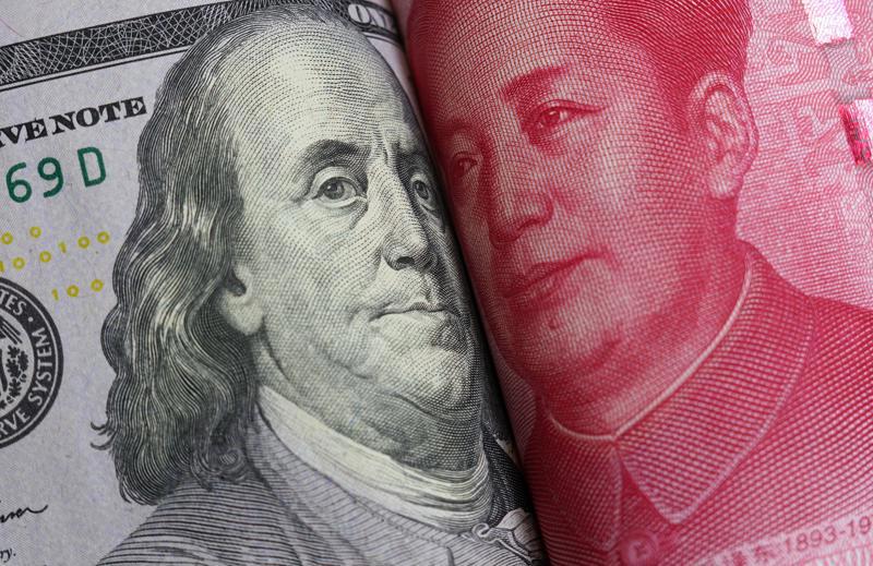 Chính sách tiền tệ của Mỹ và Trung Quốc đang có sự khác biệt khiến lợi thế về lợi suất của Trung Quốc so với Kho bạc Mỹ đã biến mất, dẫn đến dòng vốn chảy ra ồ ạt và đồng NDT suy yếu. Nguồn: Internet.