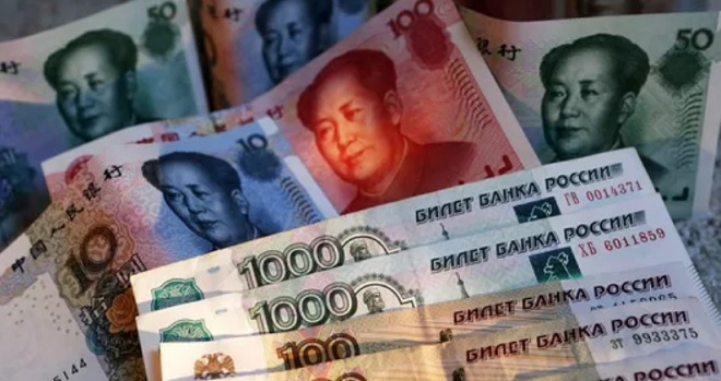 Nga và Trung Quốc nhất trí sử dụng đồng ruble và nhân dân tệ trong hoạt động thương mại song phương. Nguồn: RT