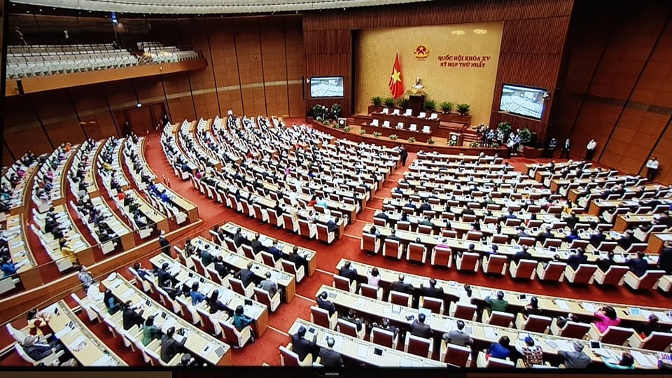 Kỳ họp thứ nhất của Quốc hội nước Cộng hòa xã hội chủ nghĩa Việt Nam khóa XV chính thức khai mạc