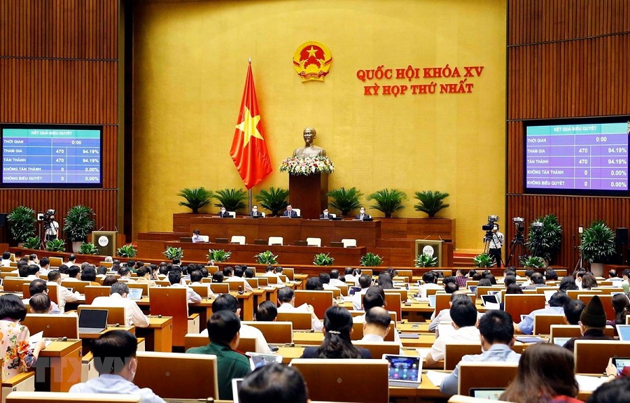 Quốc hội biểu quyết thông qua Nghị quyết về cơ cấu tổ chức của Chính phủ nhiệm kỳ 2021-2026