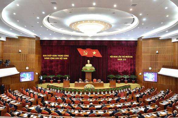 Toàn cảnh Hội nghị trung ương 13 - Ban Chấp hành Trung ương Đảng khóa XII. Nguồn: baochinhphu.vn