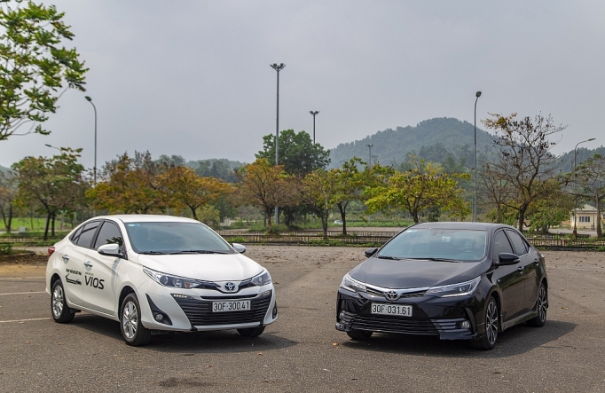 Toyota Vios vẫn là mẫu xe chủ chốt của TMV khi tiếp tục dẫn đầu về doanh số trong toàn thị trường.